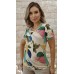 034315 - Blusa Manga Curta Ramany Estampada